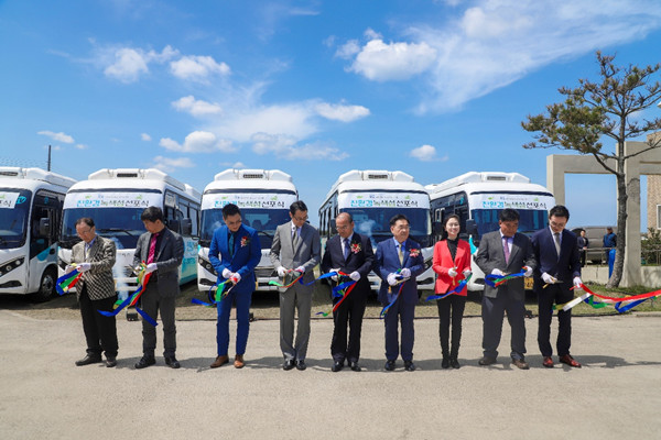 济州岛首支纯电动巴士车队深圳制造